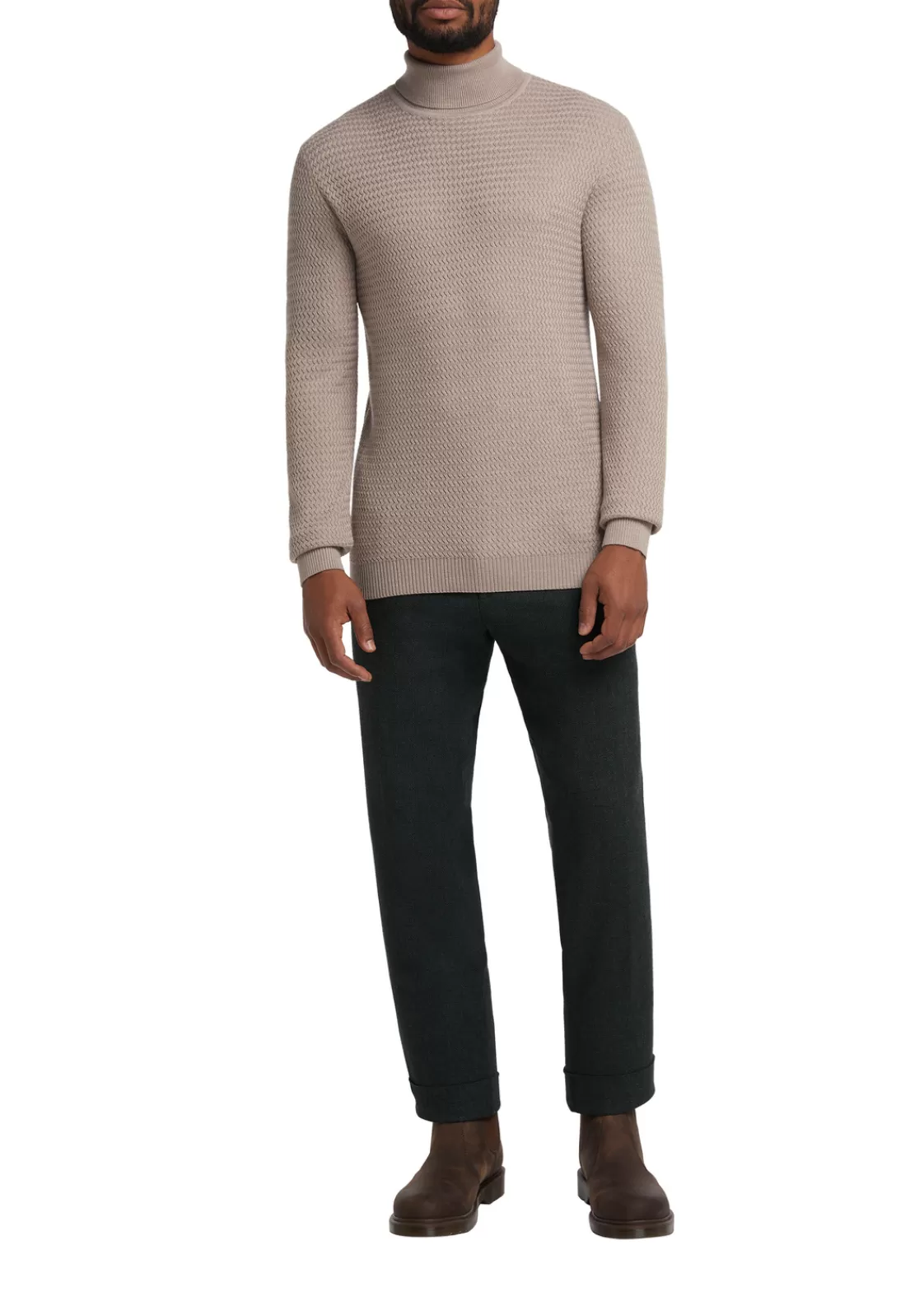 Men Club of Gents Fine Knit Turtleneck Sweater Cg Brooklyn